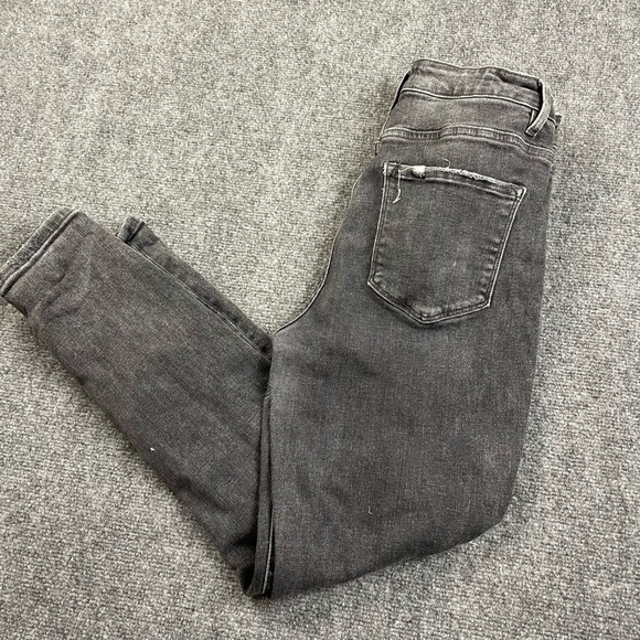 VERVET Women’s Black Denim Distressed skinny Jeans size: 30 - Picture 2 of 10